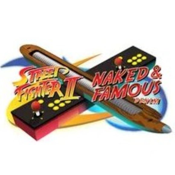 NAKED & FAMOUS X STREET FIGHTER™ 2 Chun Li Silk “Lightning Leg” Super Skinny Guy - Picture 12 of 12